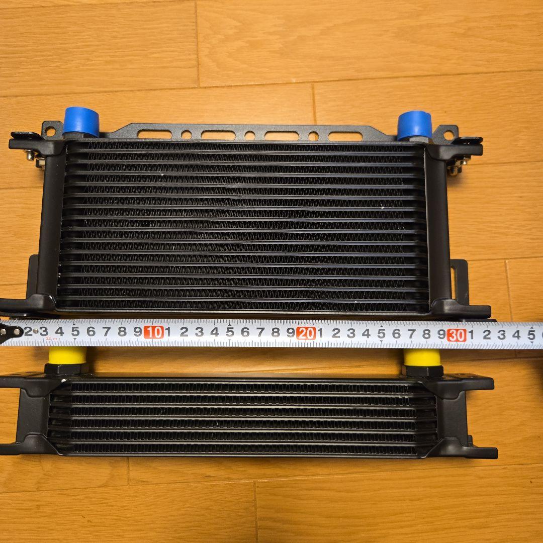 オイルクーラー 大小2つ ホース3m付