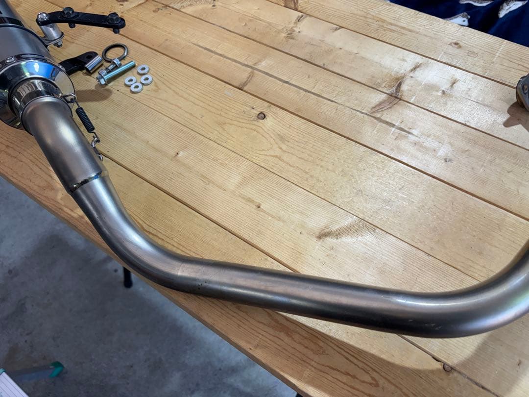 送料込！エイプ100 ヨシムラ サイクロンマフラー