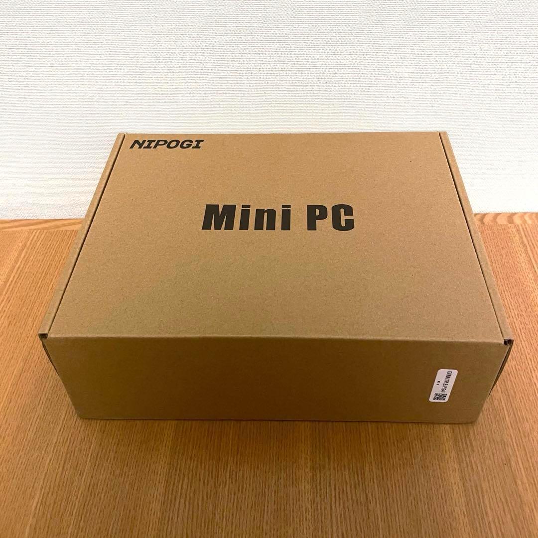 ミニpc n100 最大3.4GHz 4C/4T 12GB 2TB拡大可能