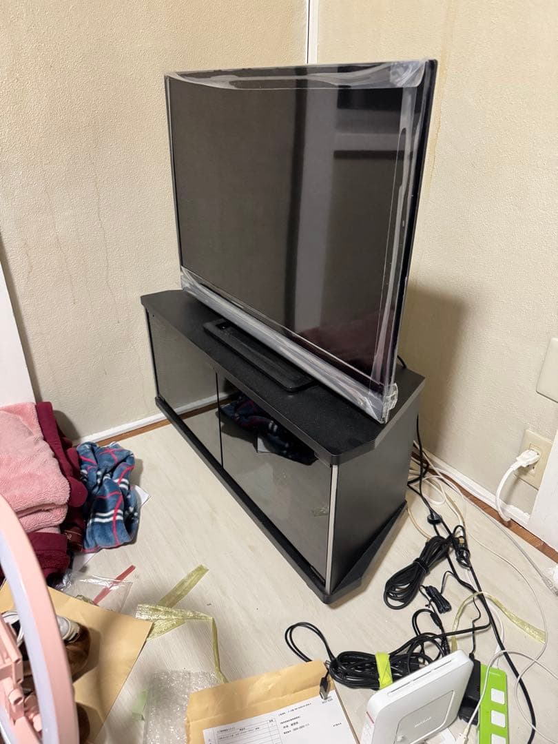 【未使用】TOSHIBA 32V31 32インチ液晶テレビ&可動式テレビ台セット