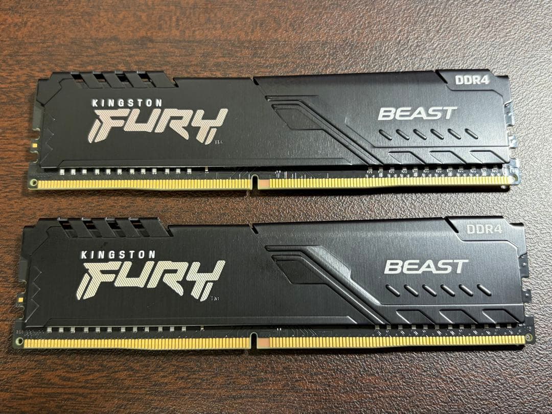【値下げ中】KINGSTON FURY 16GB(8GB×2) DDR4 メモリ