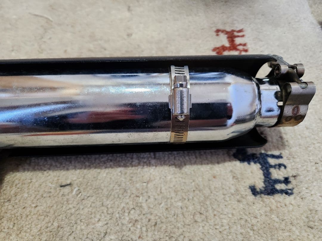 【ハーレー】 ソフテイル ツインスラッシュ スリップオン & 別売消音バッフル