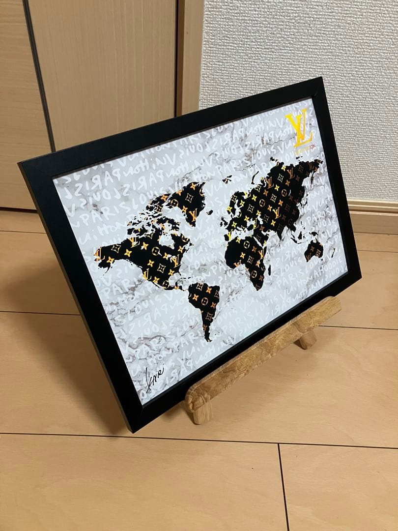 LOUIS VUITTON type☆A1額装済アートインテリアポスター＃435