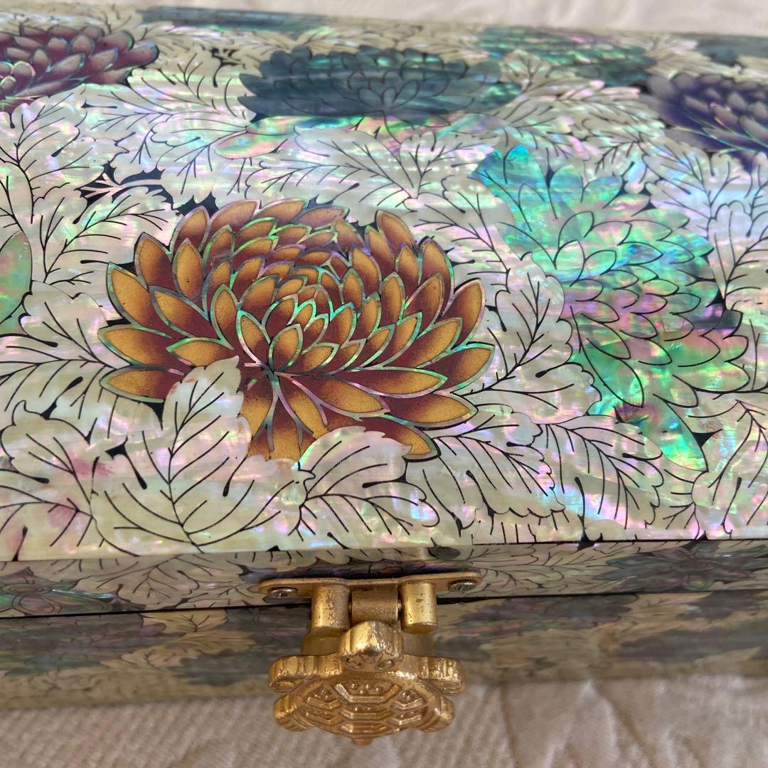 韓国 螺鈿細工 宝石箱 ジュエリーボックス