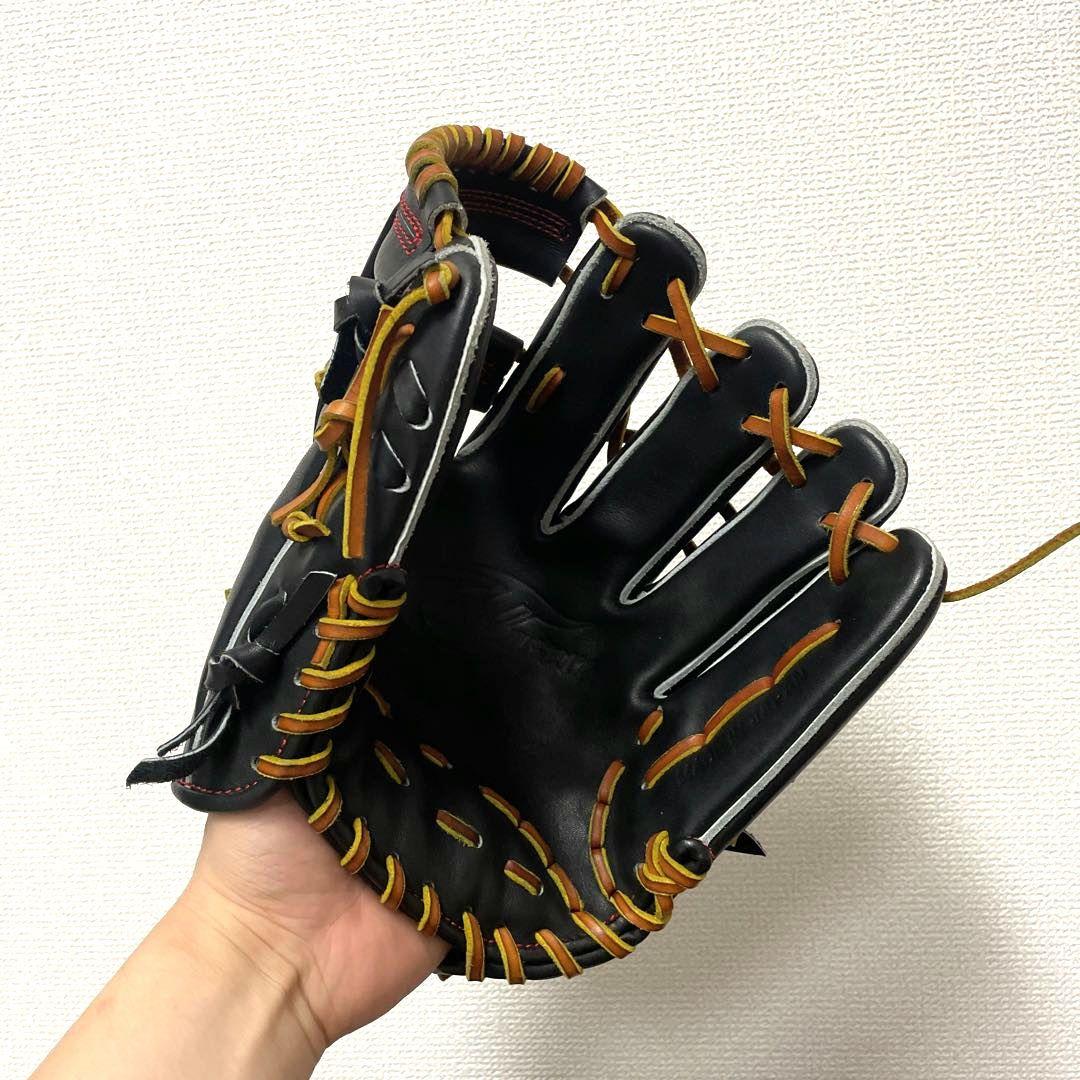 256 トレジャー 型抜群 即戦力 未使用 硬式 内野手用グローブ