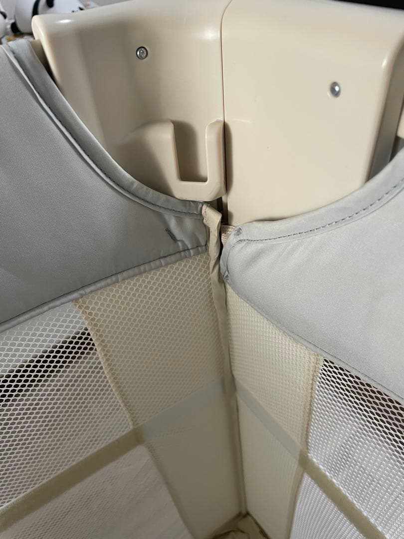 美品✨Aprica ココネルエアー AB ホワイトグレー　未使用収納袋付き