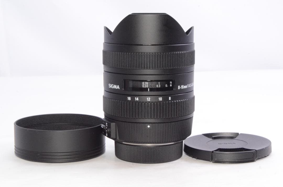 超広角レンズ！SIGMA シグマ 8-16mm F4.5-5.6 ニコン用 箱付