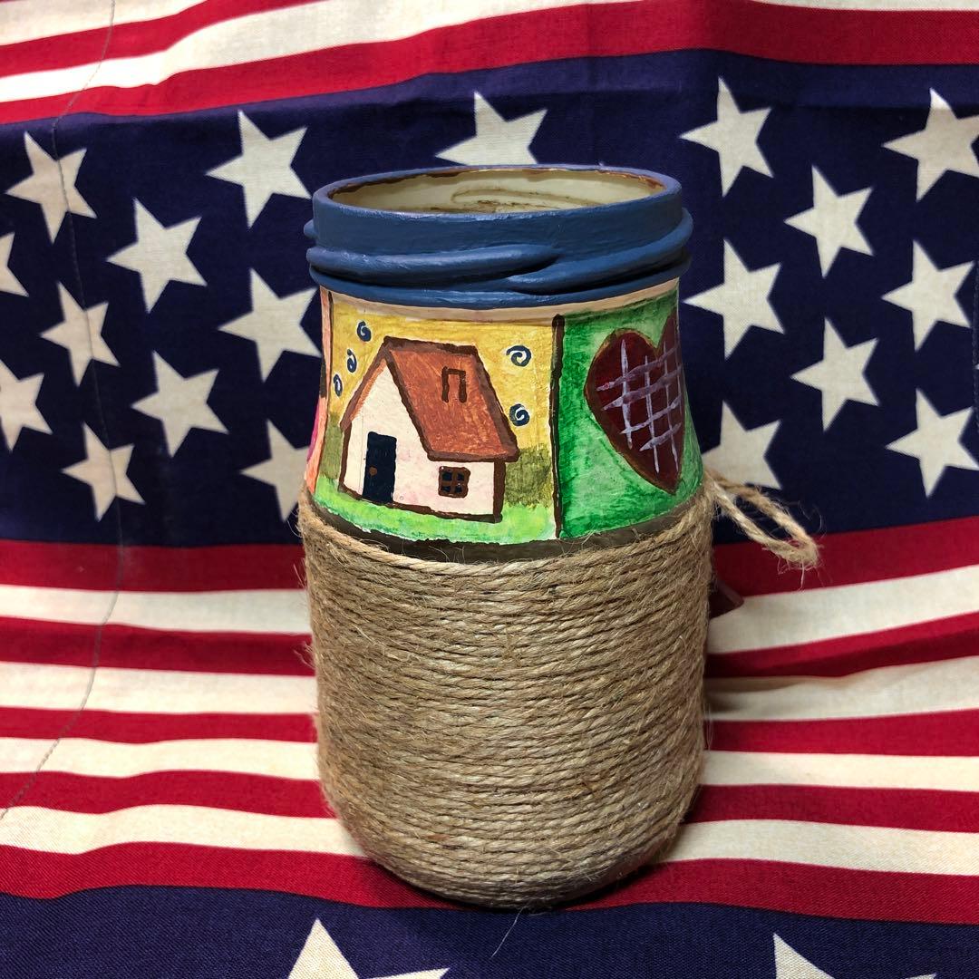 ★多目的カントリー小物入れ⭐︎一輪挿し★