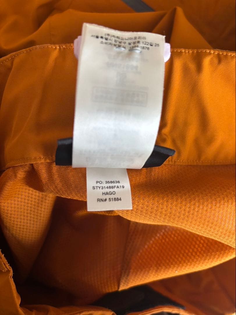 patagonia パウダーボウルパンツ Mサイズ オレンジ　明るい茶色