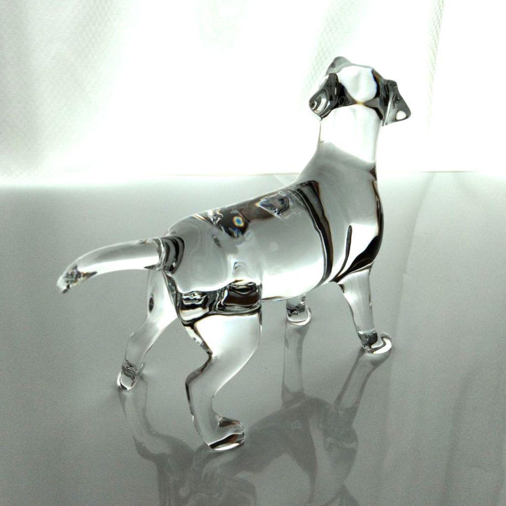 【新品】バカラ　犬　ラブラドール 　大型　動物　 置物　 クリスタル