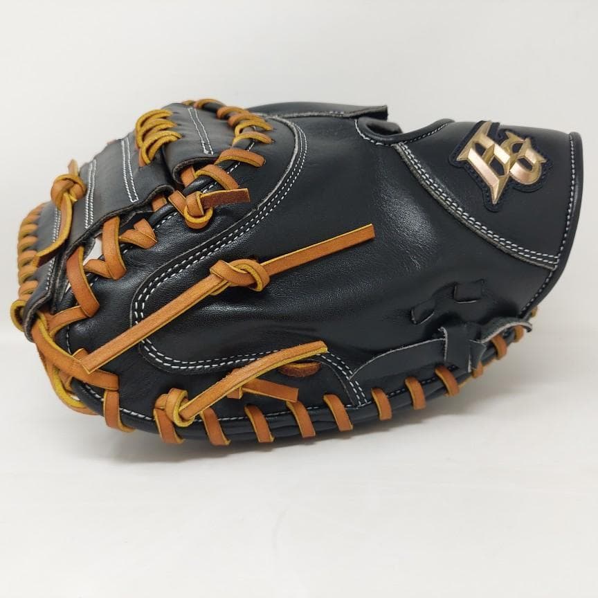 ハイゴールド 軟式キャッチャーミット 左投げ OKG-210M ブラック