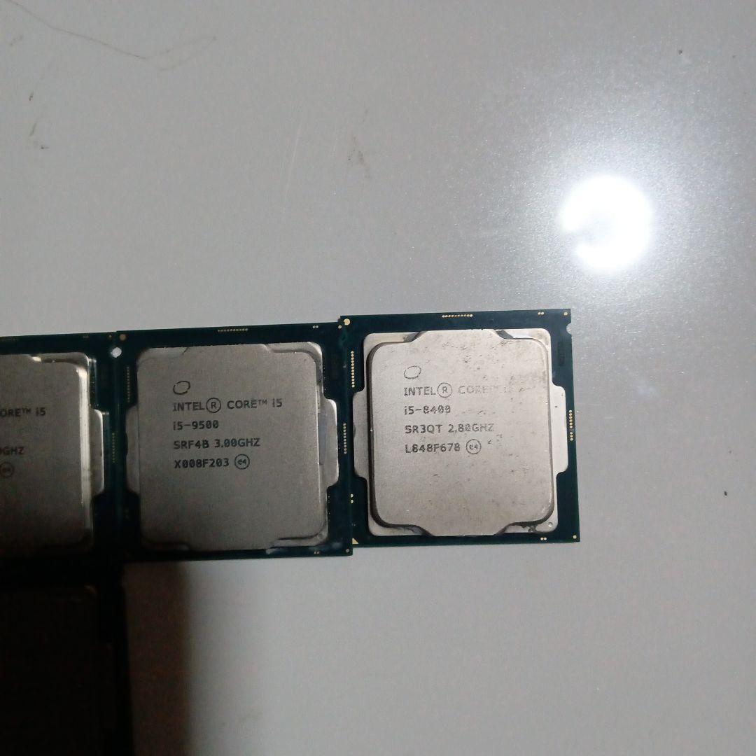 Intel i5 (i5-9500と9500T, i5-8400)ジャンク