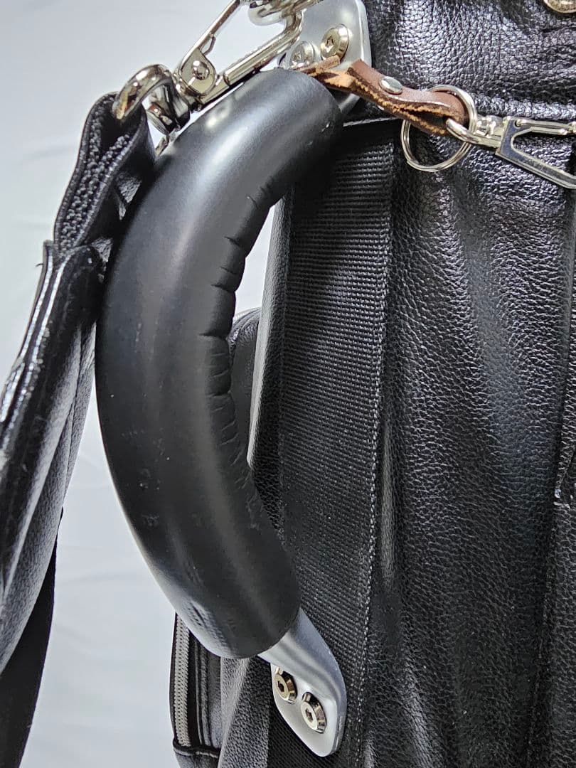 リョーマゴルフ 　軽量キャディバッグ 　9インチ　 5分割　3.2kg　ブラック