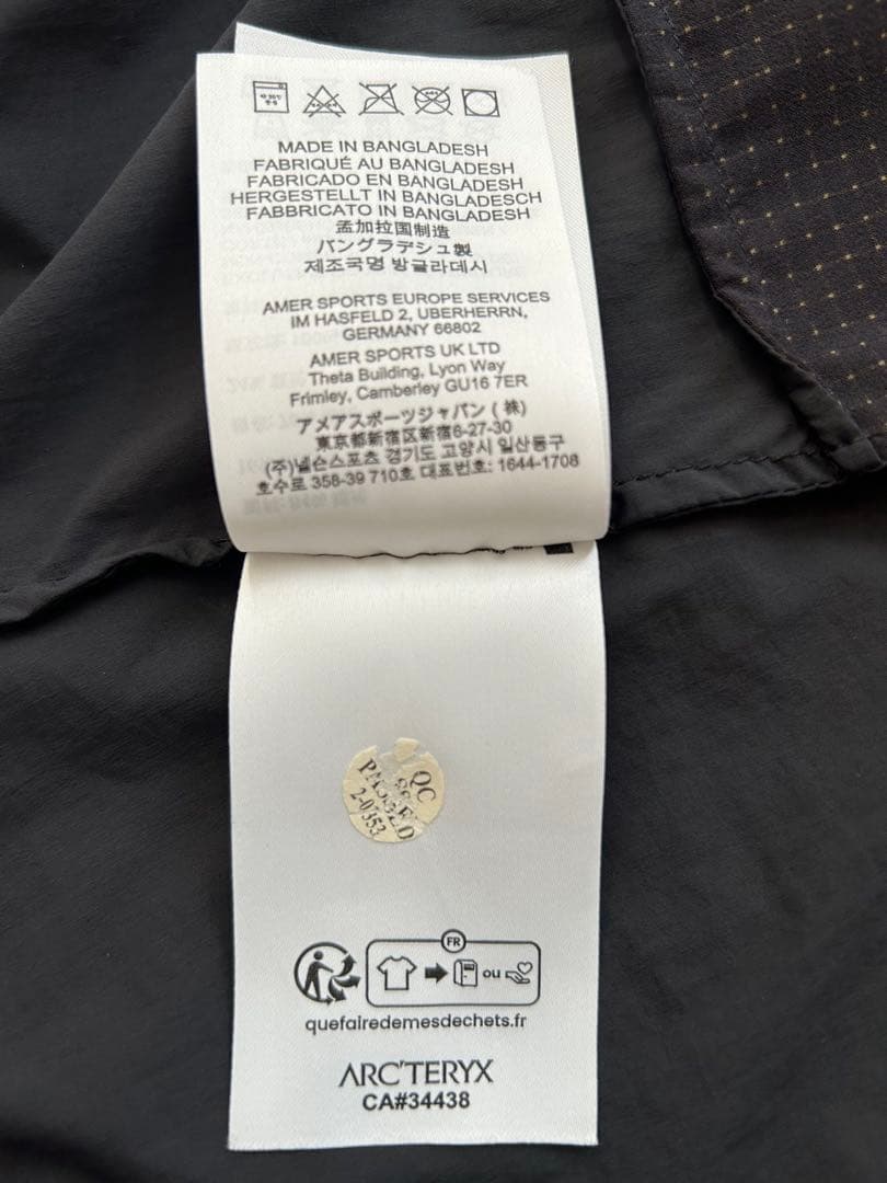 最終値下　ARC'TERYX ベスト S/P 黒　美品　希少モデル