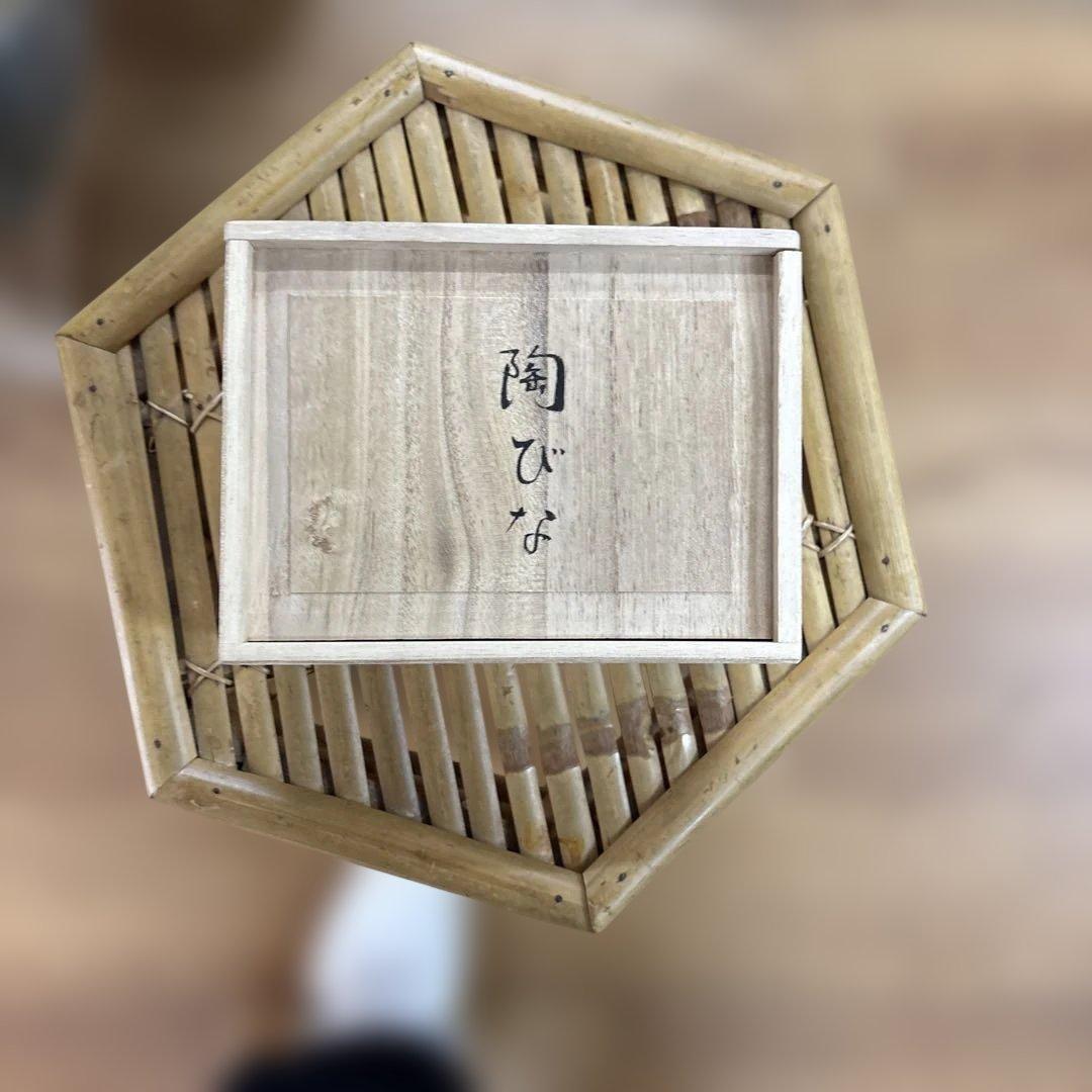 か*こ様 【銀座 和光 WAKO】陶びな 雛人形 桐箱・台座付 親王飾り 陶器製