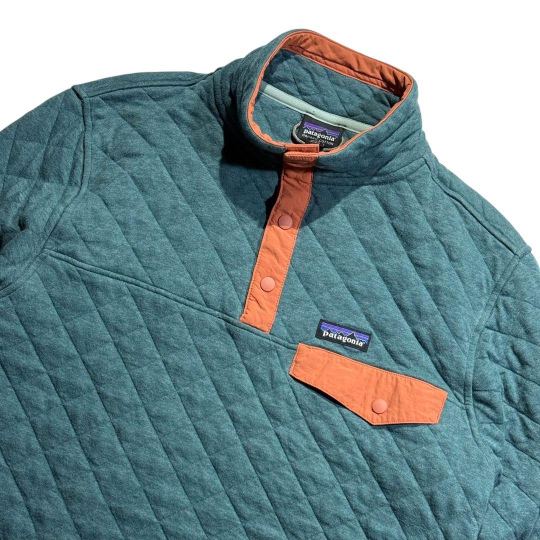パタゴニア オーガニックコットンダイヤモンドキルト スナップT ビンテージ 古着