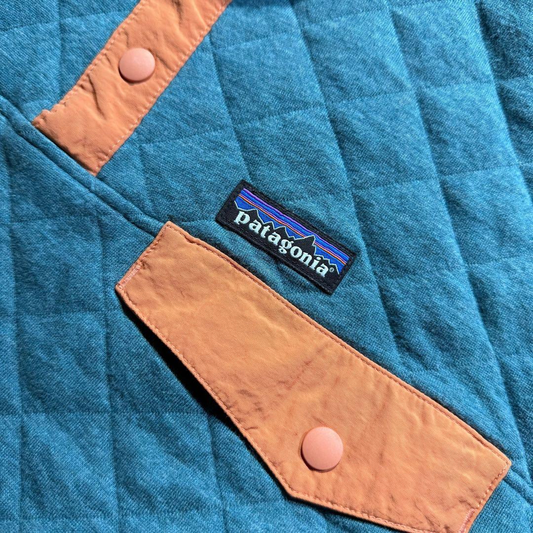 パタゴニア オーガニックコットンダイヤモンドキルト スナップT ビンテージ 古着