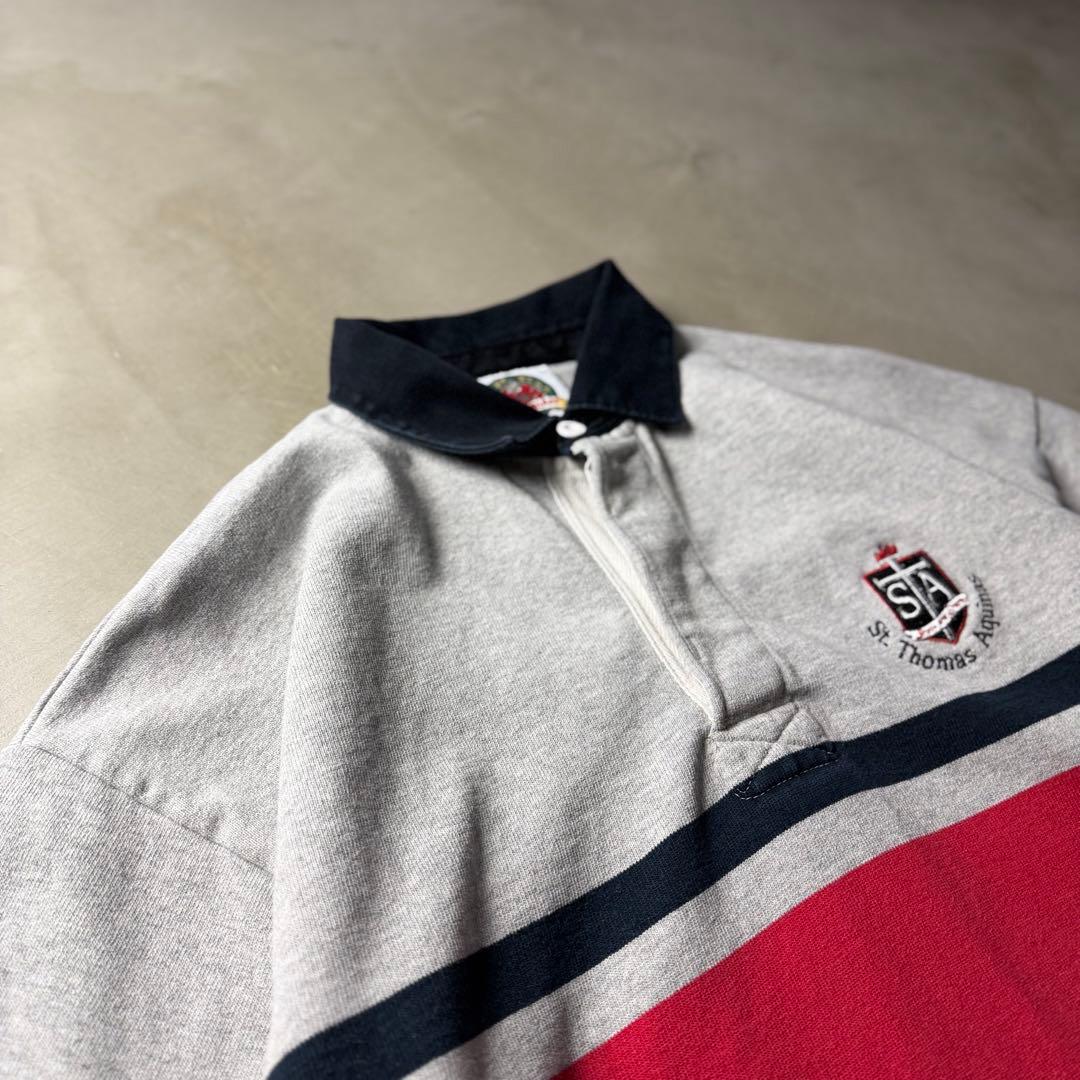 ウェア 90s BARBARIAN rugger shirt