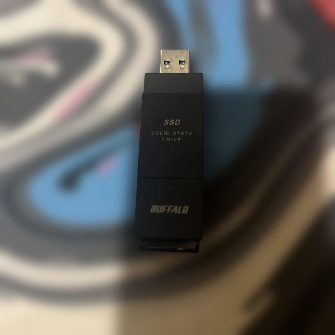 外付けハードディスク・ドライブ BUFFALO SSD-PUT1.0U3-BK 1TB