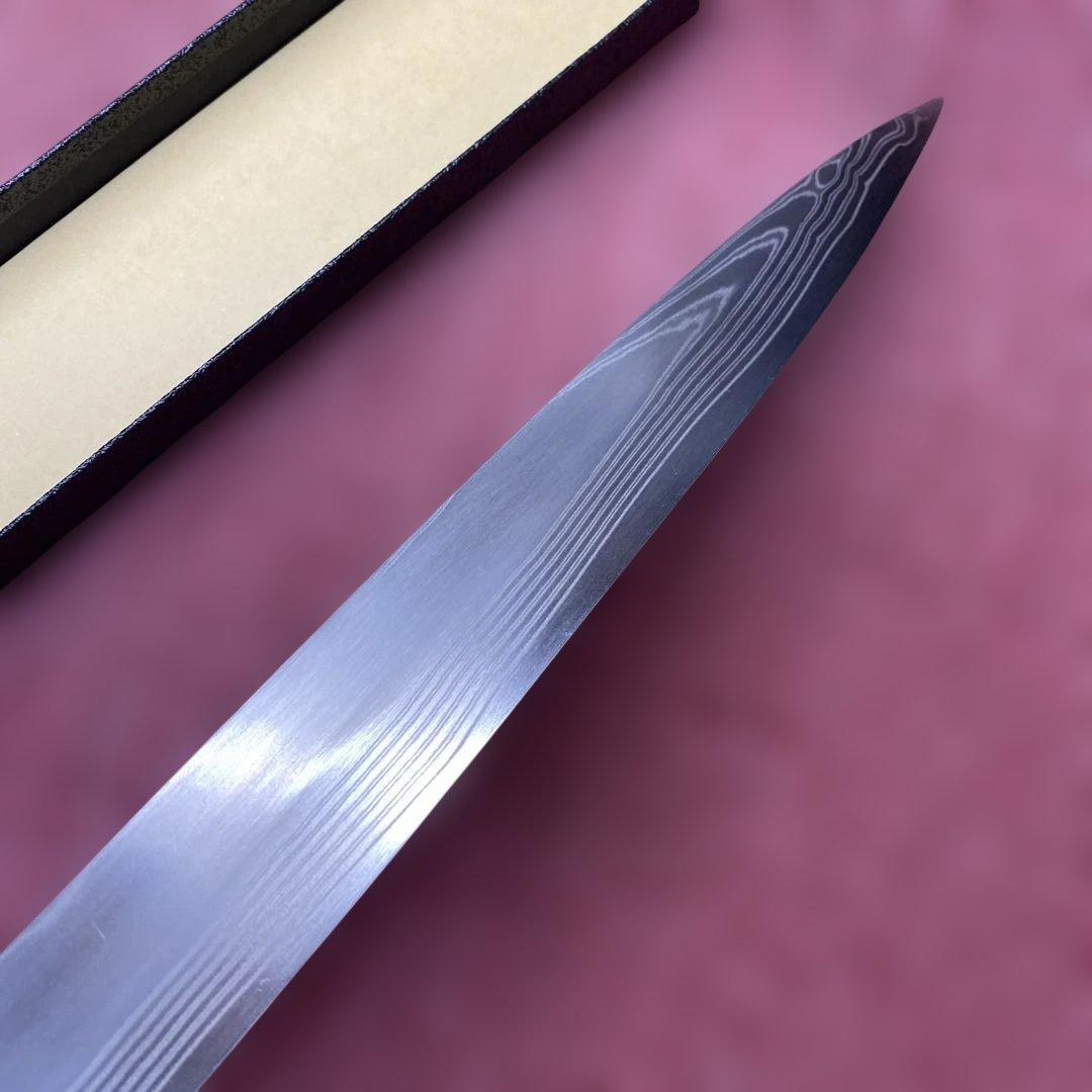 ハイカーボンステンレス　両刃　柳刃包丁300㎜ 尺0寸　新春特別セール