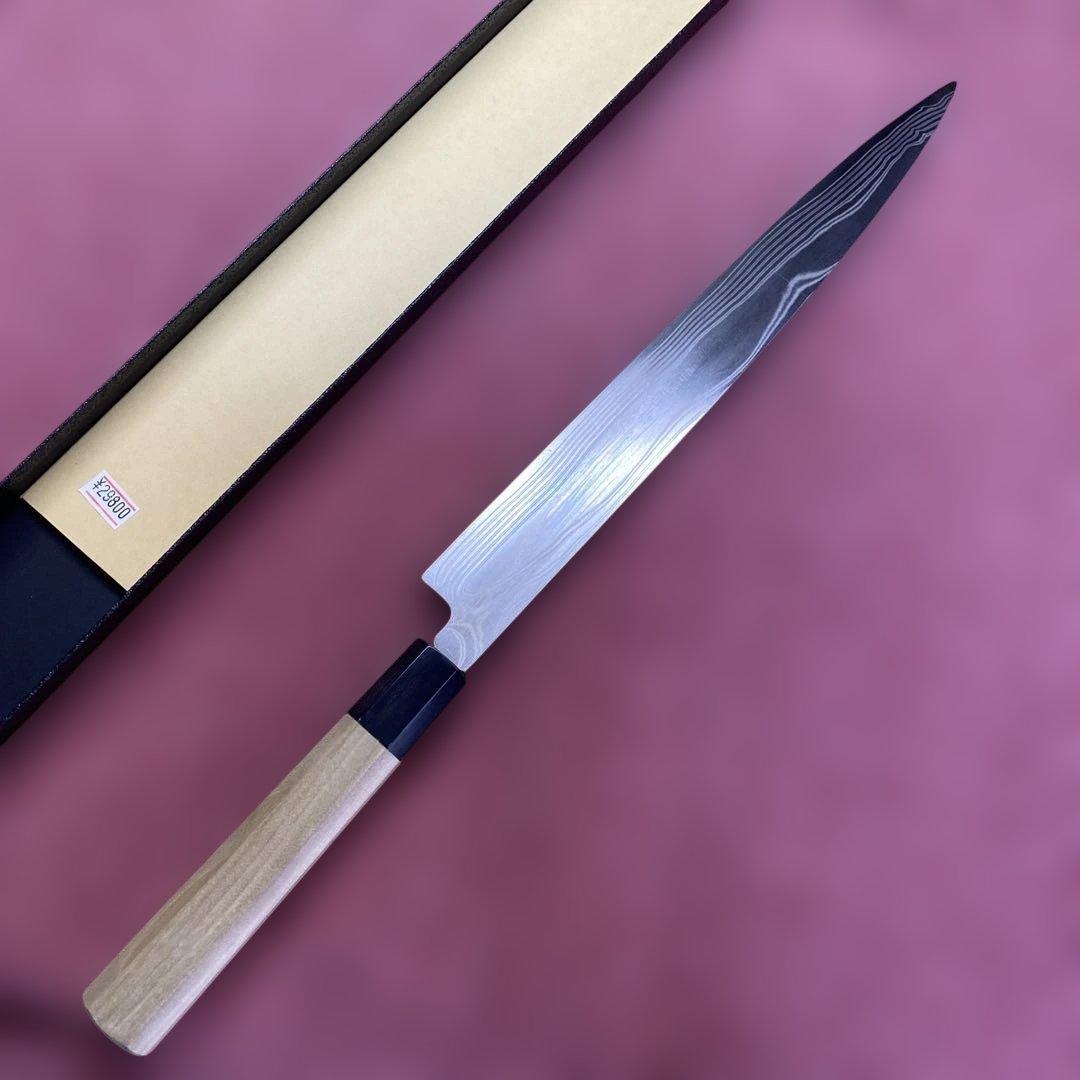 ハイカーボンステンレス　両刃　柳刃包丁300㎜ 尺0寸　新春特別セール