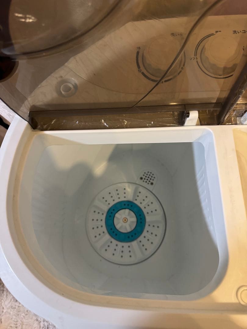 小型二槽式洗濯機 別洗いしま専科 RCWASHR4 新品未使用