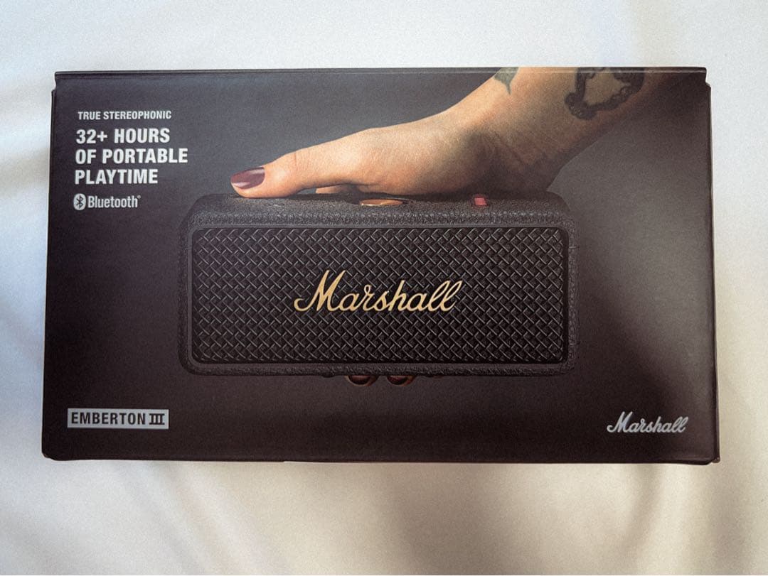 【新品・未使用】国内正規 Marshall Emberton III Black