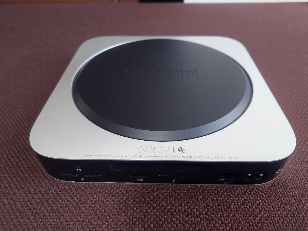 Apple Mac mini M2（24GBメモリ / 256GB SSD）