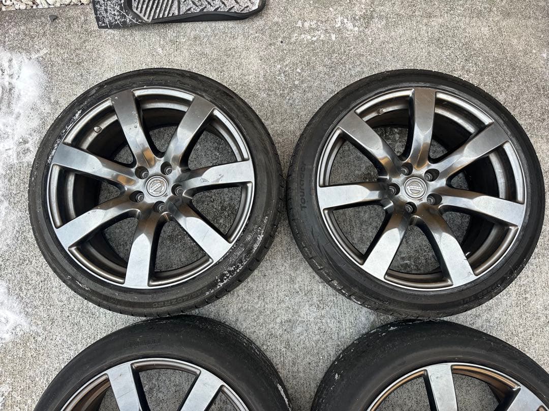 日産35GTR純正ホイールセット4本114.3Rays