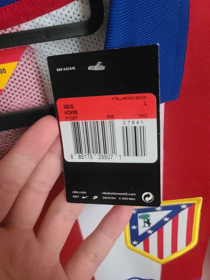 14-15 アトレティコ・マドリード 選手用 長袖 トーレス ユニフォーム