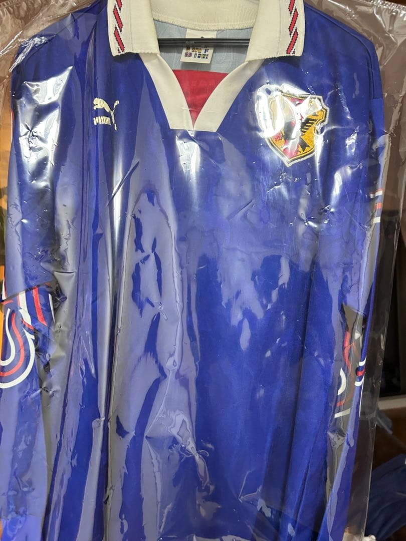 サッカー日本代表 1996-1997 PUMA製 炎　ユニフォーム　長袖　L