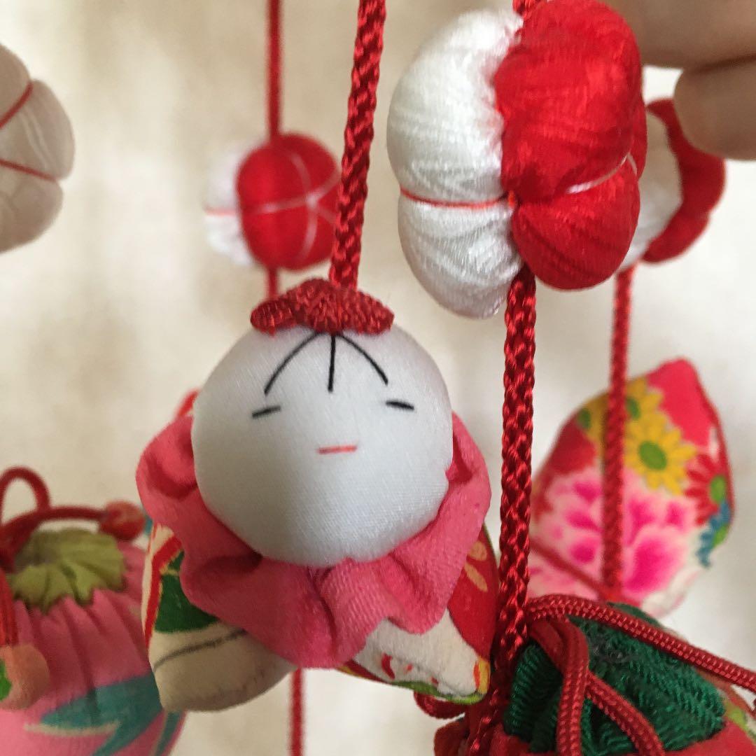 吊るし飾り　吊るし雛　台付き　お雛様　桃の節句