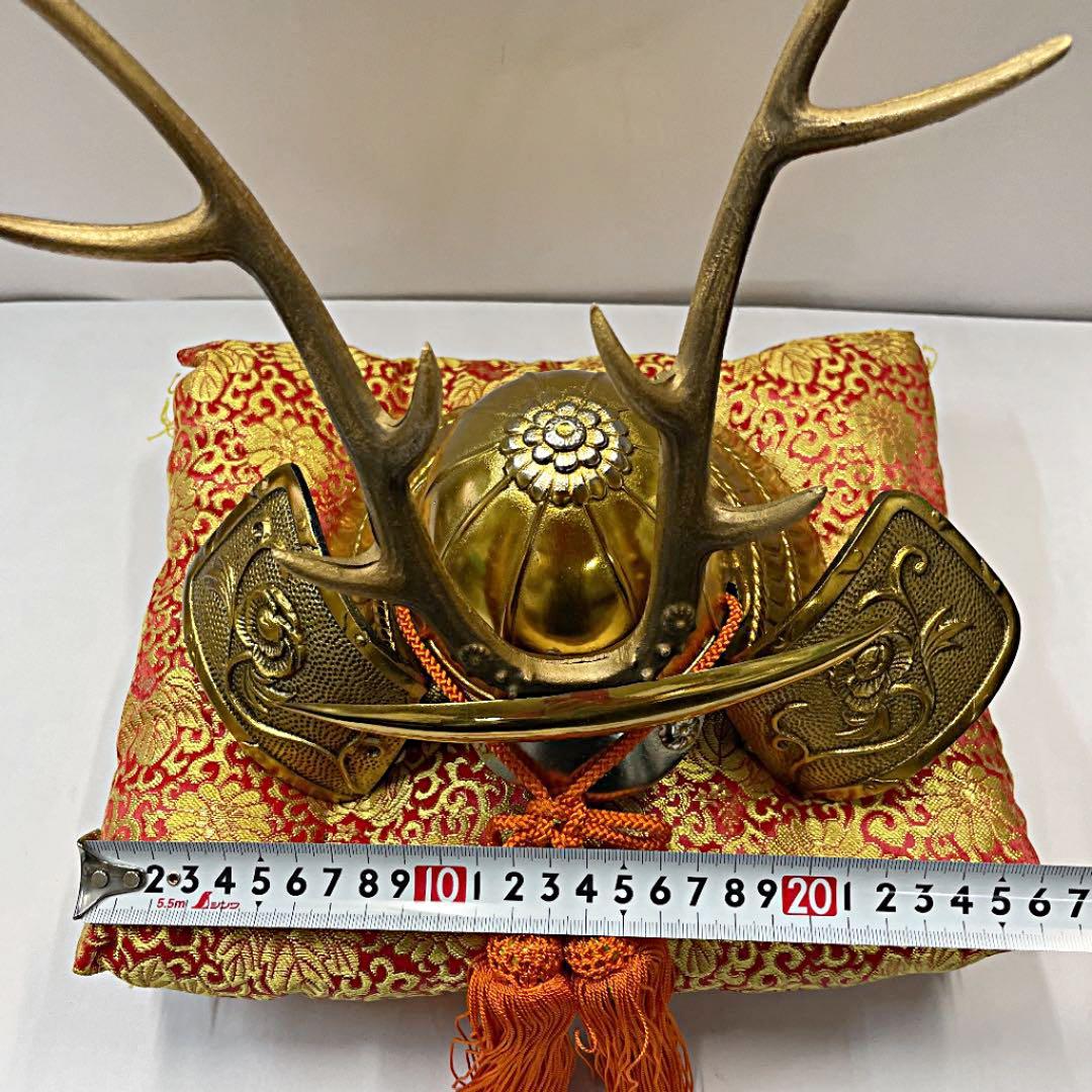 お値下げ中＊サムライ、兜、鋳物、節句、美術工芸品、日本製、昭和、レトロ