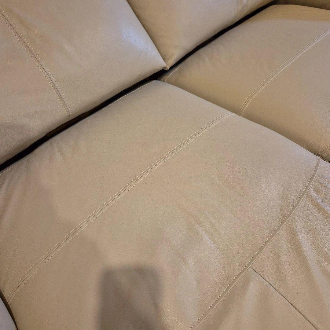 お値下げ　レザーソファー電動リクライニング　2024年購入　2/6まで