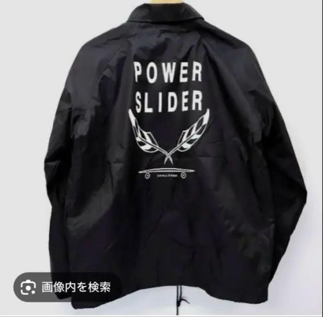 古着屋！POWER SLIDER COACH JACKET XLブラック