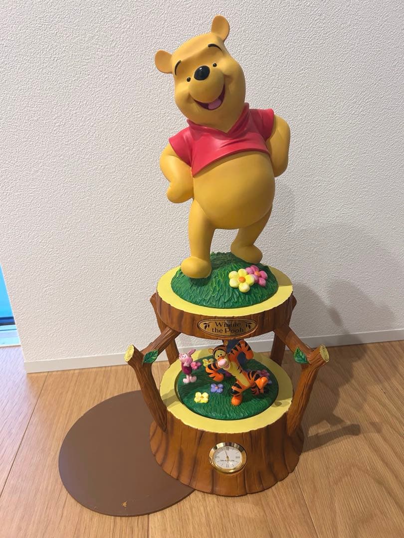 【非売品】希少　限定品　ディズニー　くまのプーさん　オルゴール　置物　時計