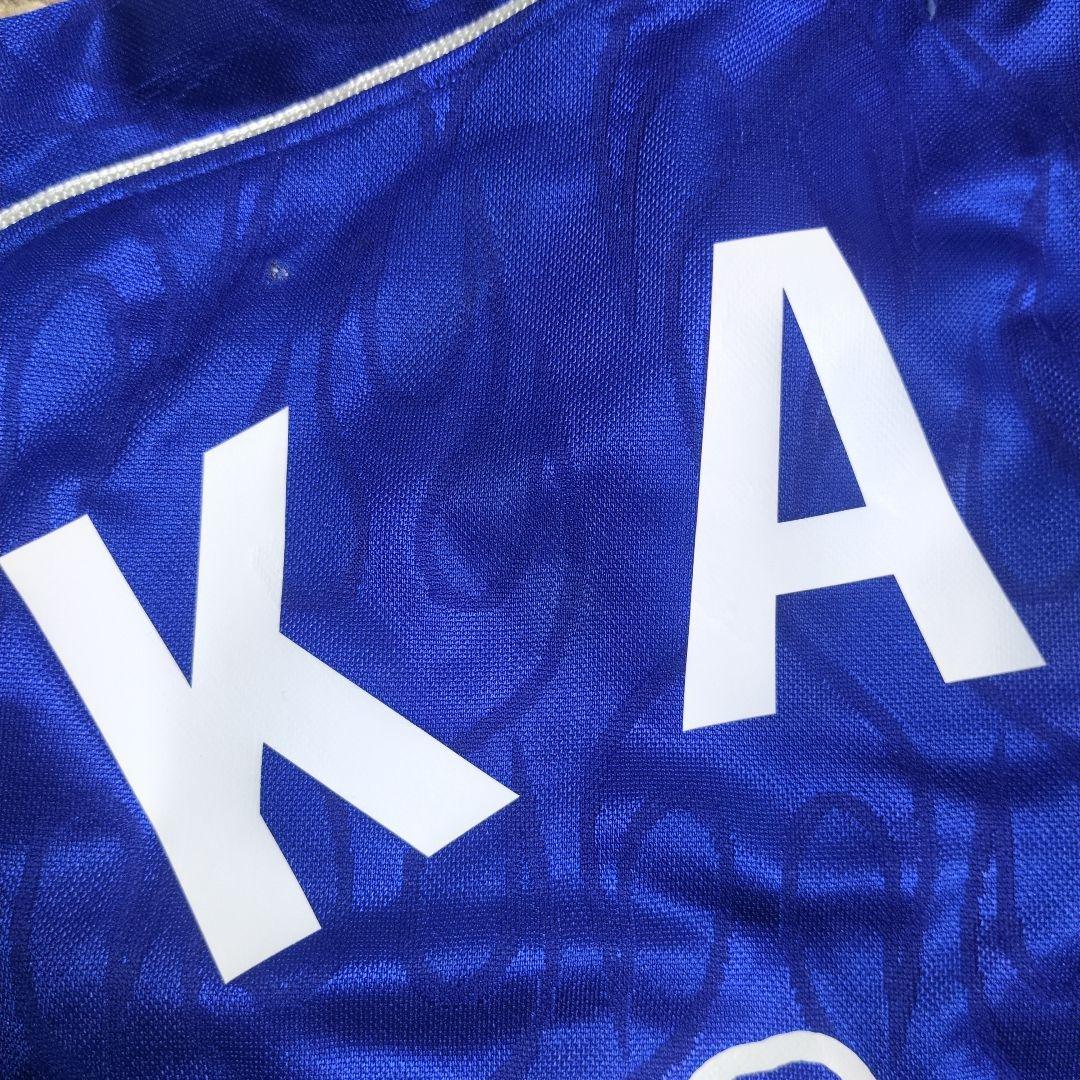 日本代表 1998 ホーム 炎 ユニフォーム 三浦知良 アシックス正規品Оサイズ