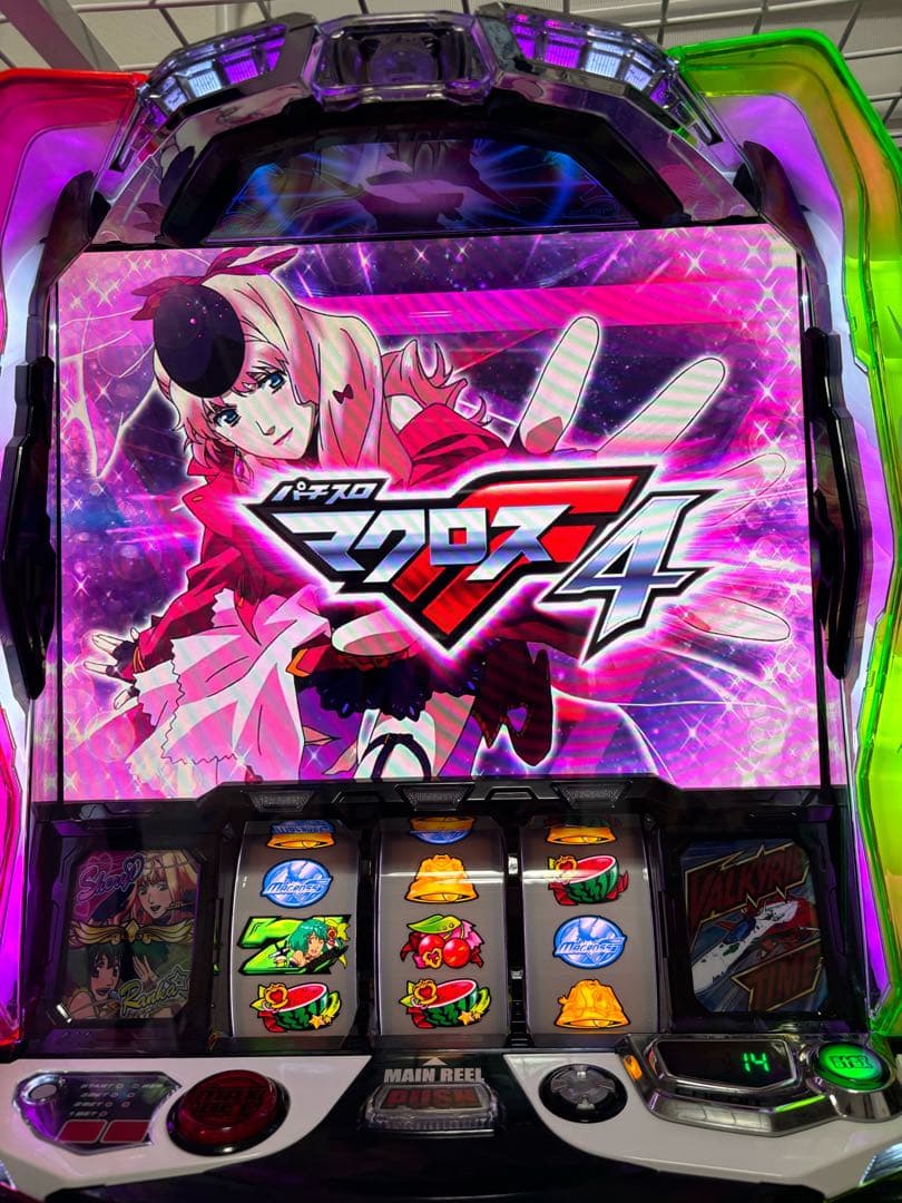 パチスロ実機 マクロスフロンティア4 イヤホンコンバータ付き