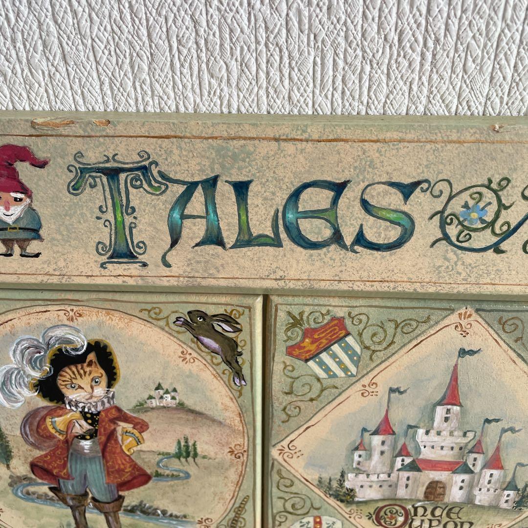 トールペイント　不思議の国のアリス　ヴィンテージアート