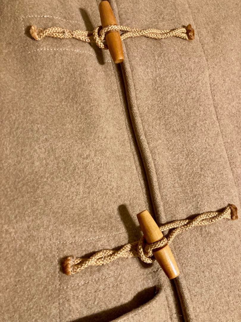 チベット　モンゴメリー　ダッフルコート　キャメル　イングランド製　M