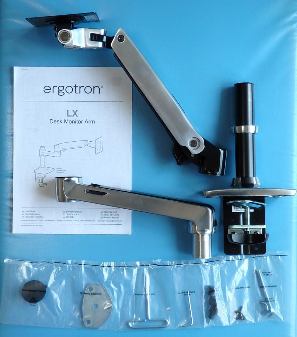 ●美品！ERGOTRON☆エルゴトロン LX ☆モニターアーム☆シルバー