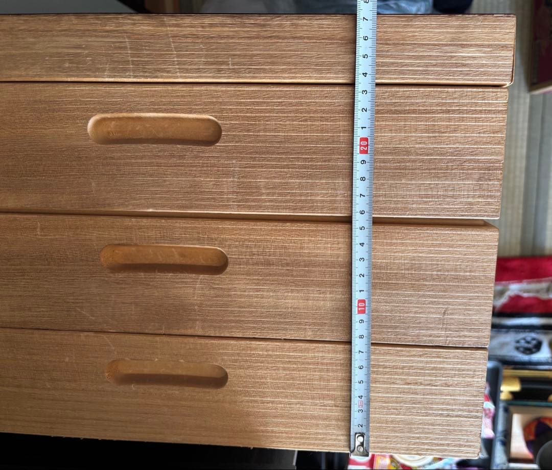 【値下げ！】桐箪笥・大容量天然木収納ボックス