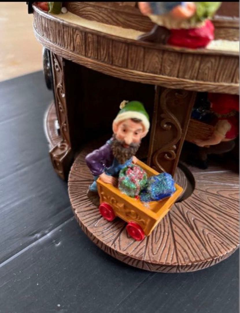 KIRKLAND サンタクロース スノードーム オルゴール 正常動作品