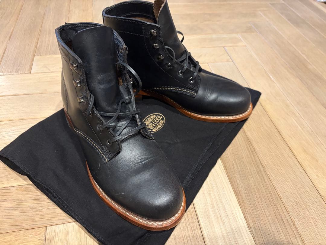 Wolverine 1000 Mile ブラックワークブーツ