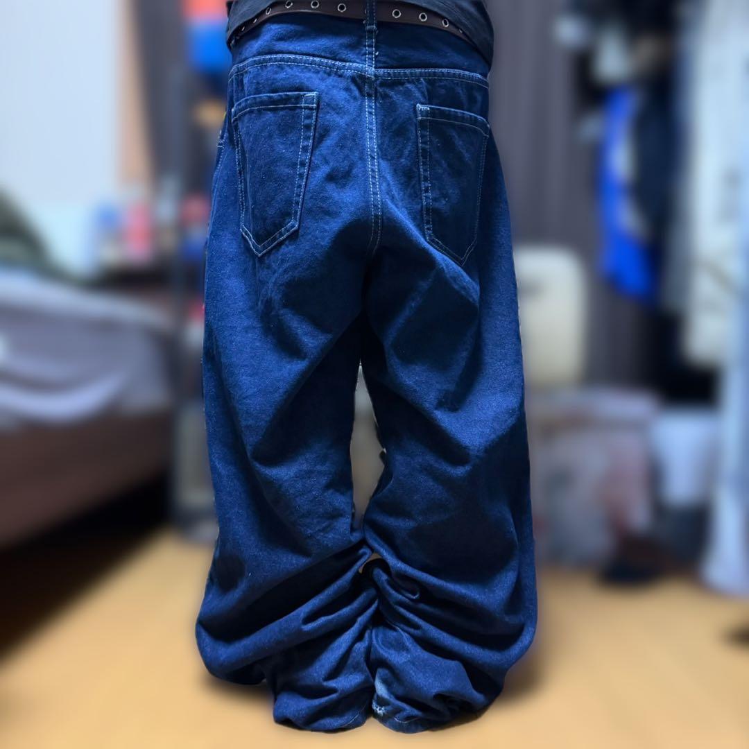 デニム　超極太　bboy sk8 00s jnco y2k southpole