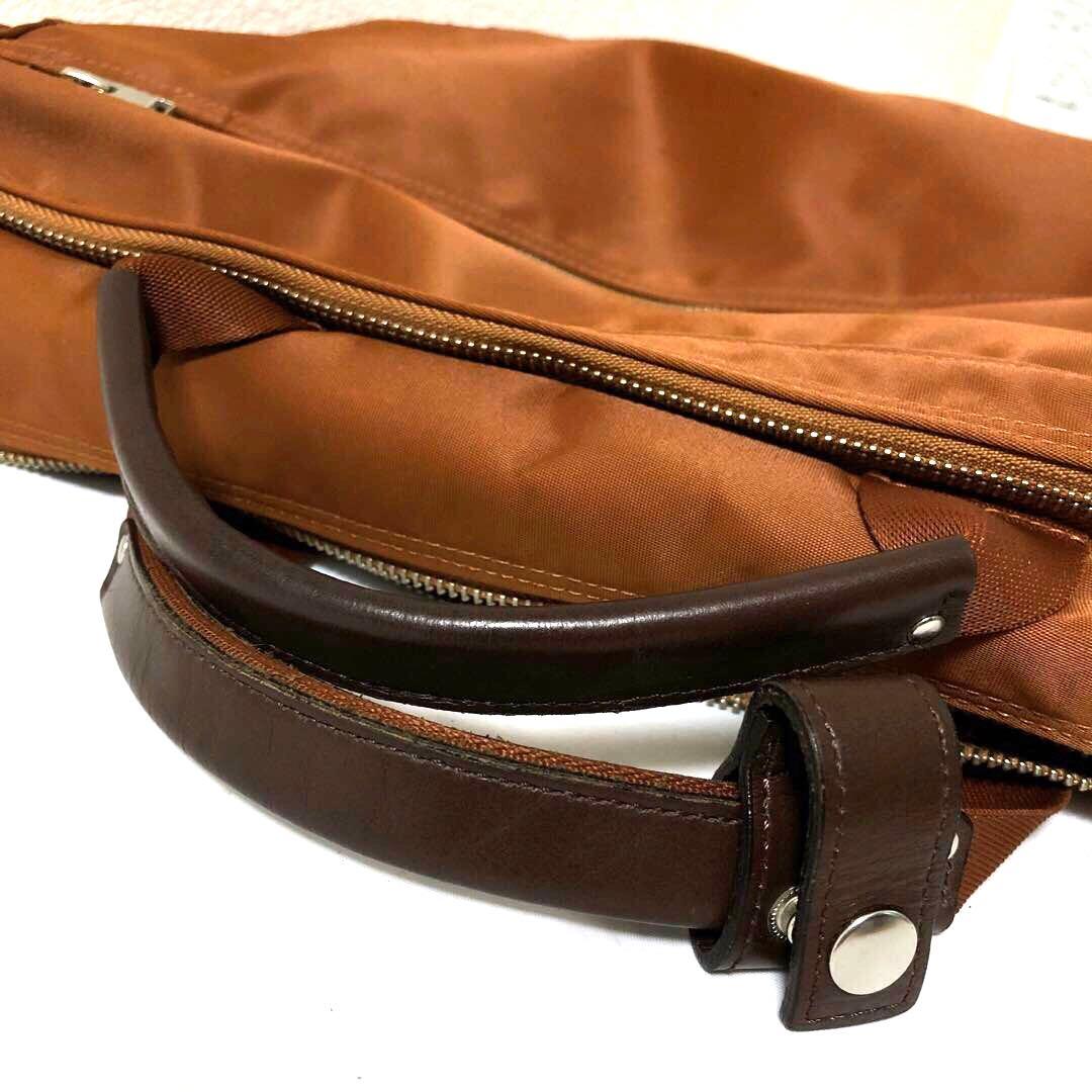 超美品✨人気 ポーター リフト ビジネスバッグ3way 2層 A4可 ブラウン