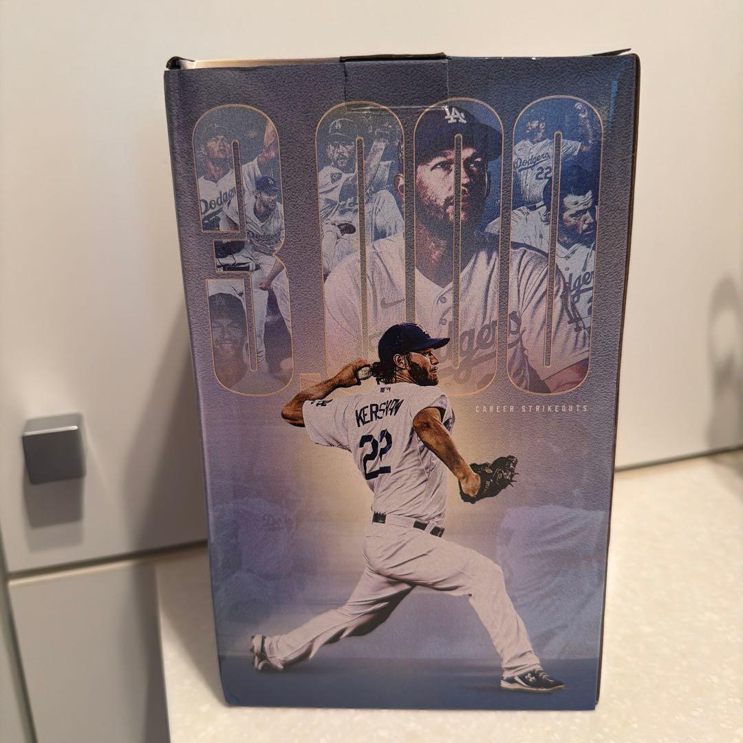 ロサンゼルス・ドジャース クレイトン・カーショー 3000奪三振記念ボブルヘッド