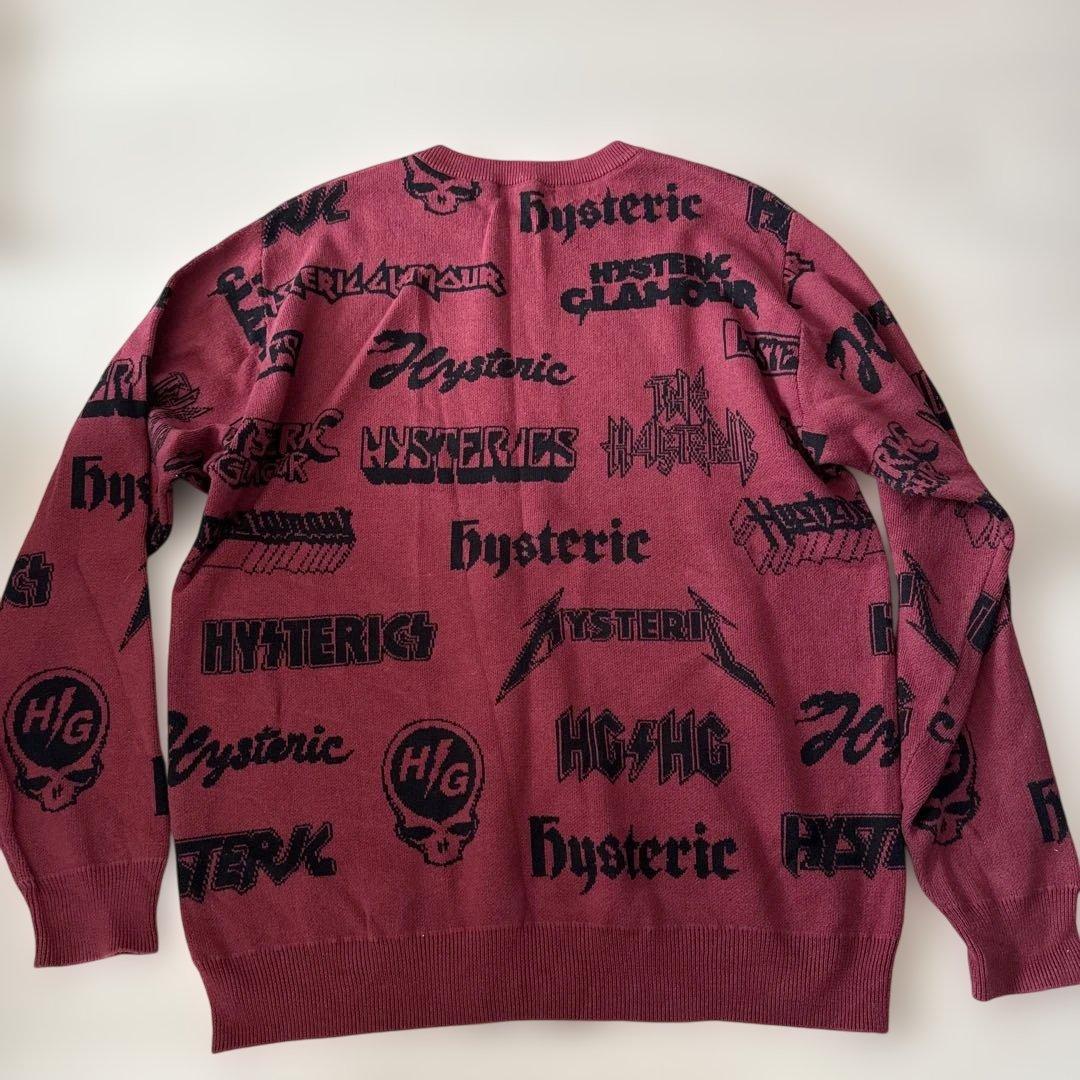 MSH02　HYSTERIC GLAMOUR ロゴニット　L
