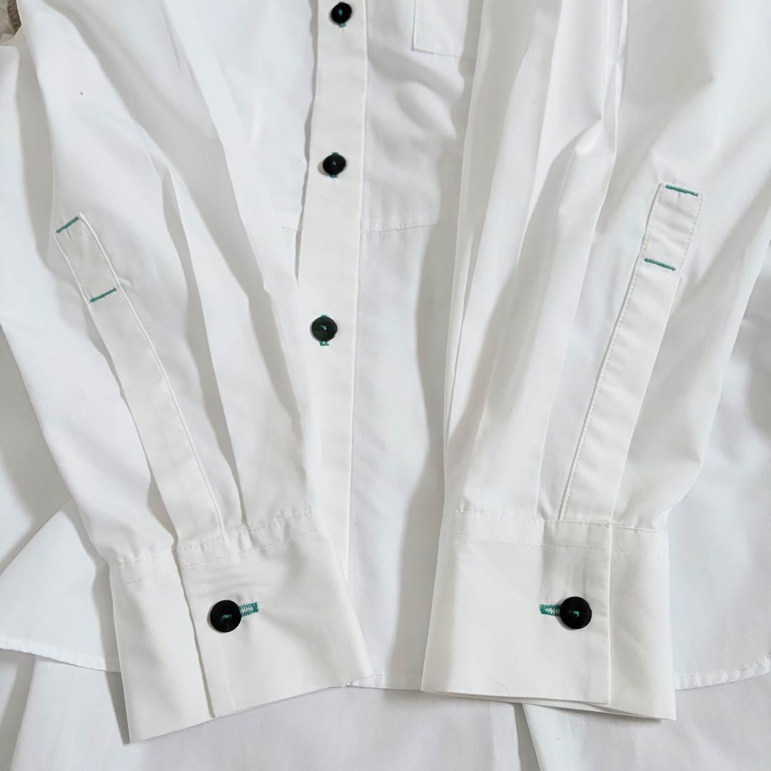 【美品】någontstans ナゴンスタンス T/Cブロードシャツ 24AW