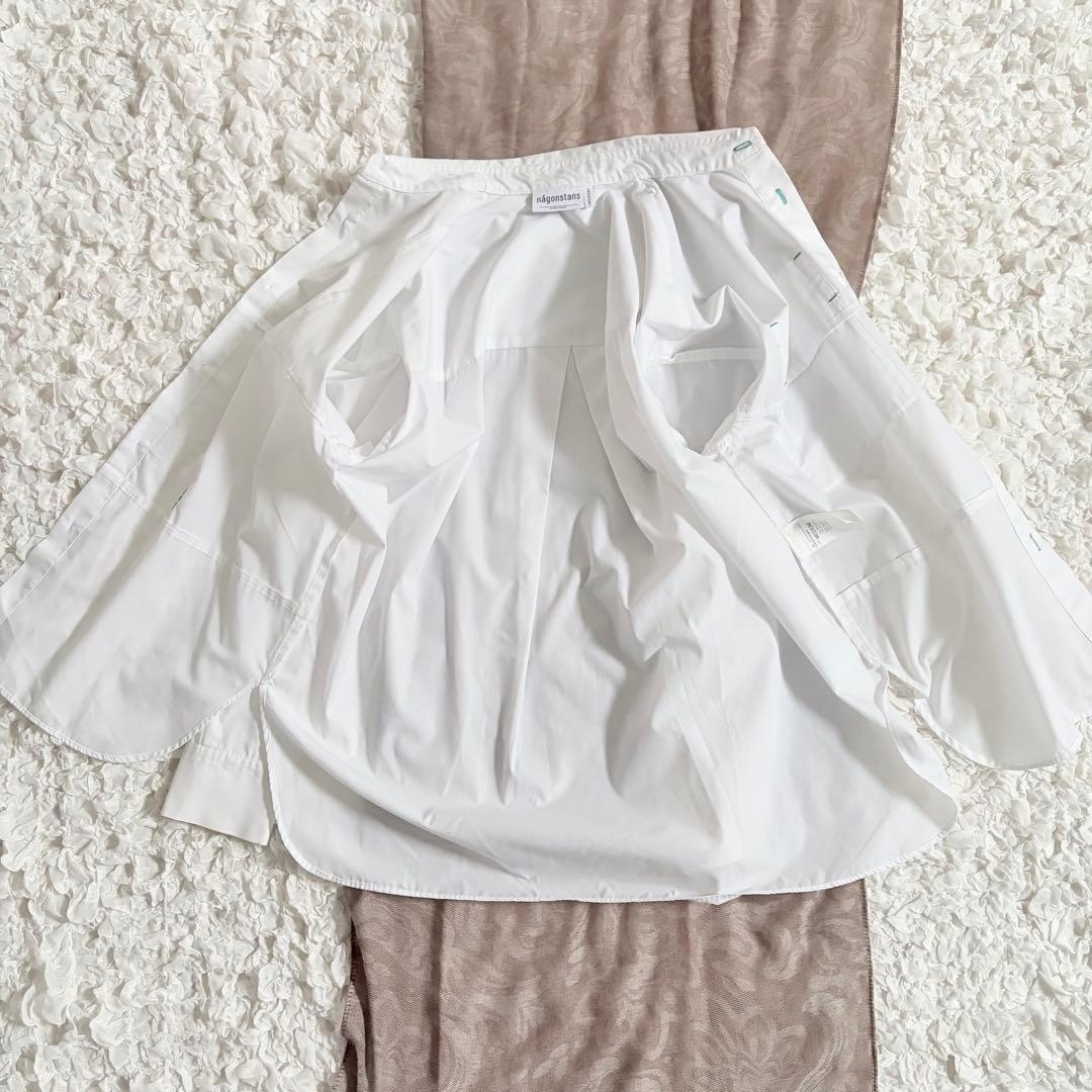 【美品】någontstans ナゴンスタンス T/Cブロードシャツ 24AW